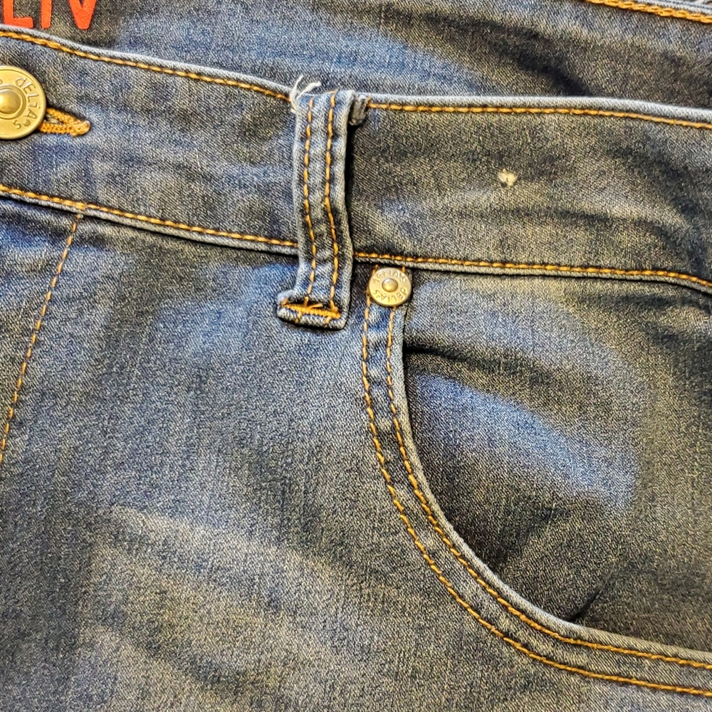 Delia's Liv high rise five pocket skinny jeans blue size 15 - Picture 10 of 12
